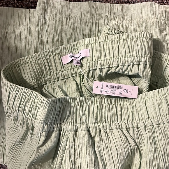 Madewell green pull on wide leg pant NWT - Picture 4 of 5